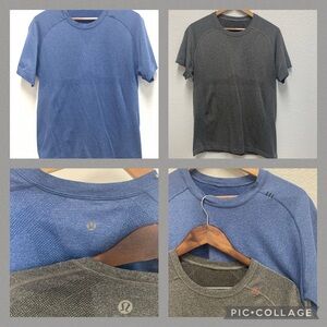 Lululemon Metal Vent Tech Crew Neck T Shirts Gym Mens Size Medium Lot of 2
